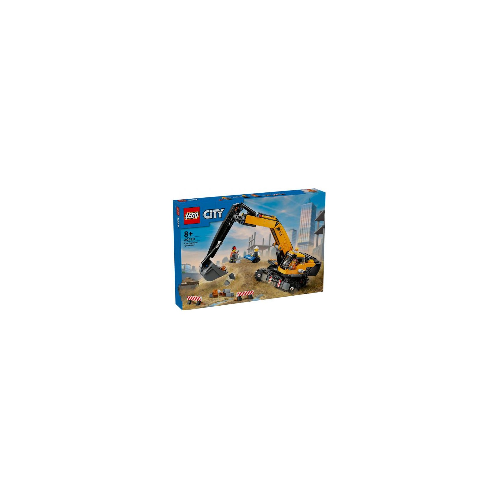 60420 Lego City Escavatore da Cantiere Giallo