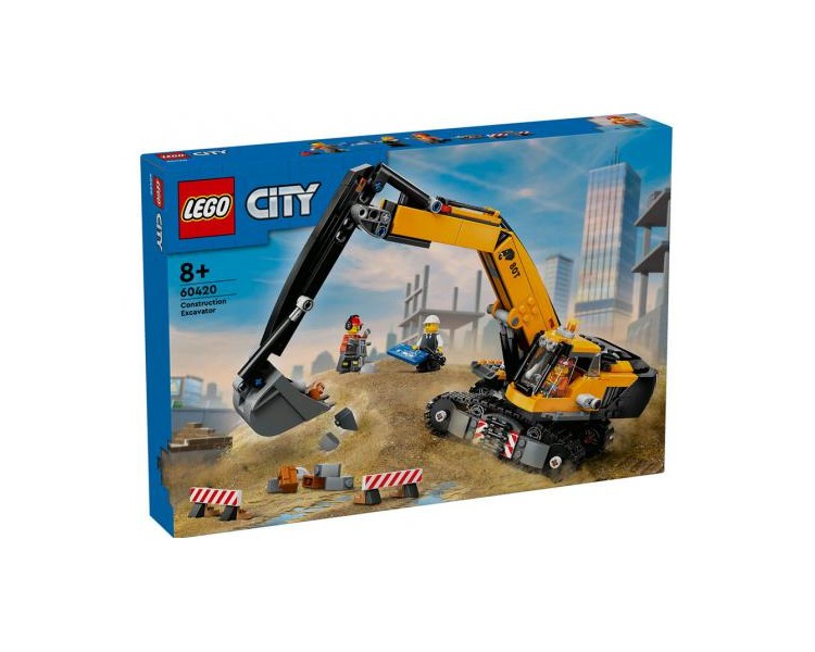 60420 Lego City Escavatore da Cantiere Giallo