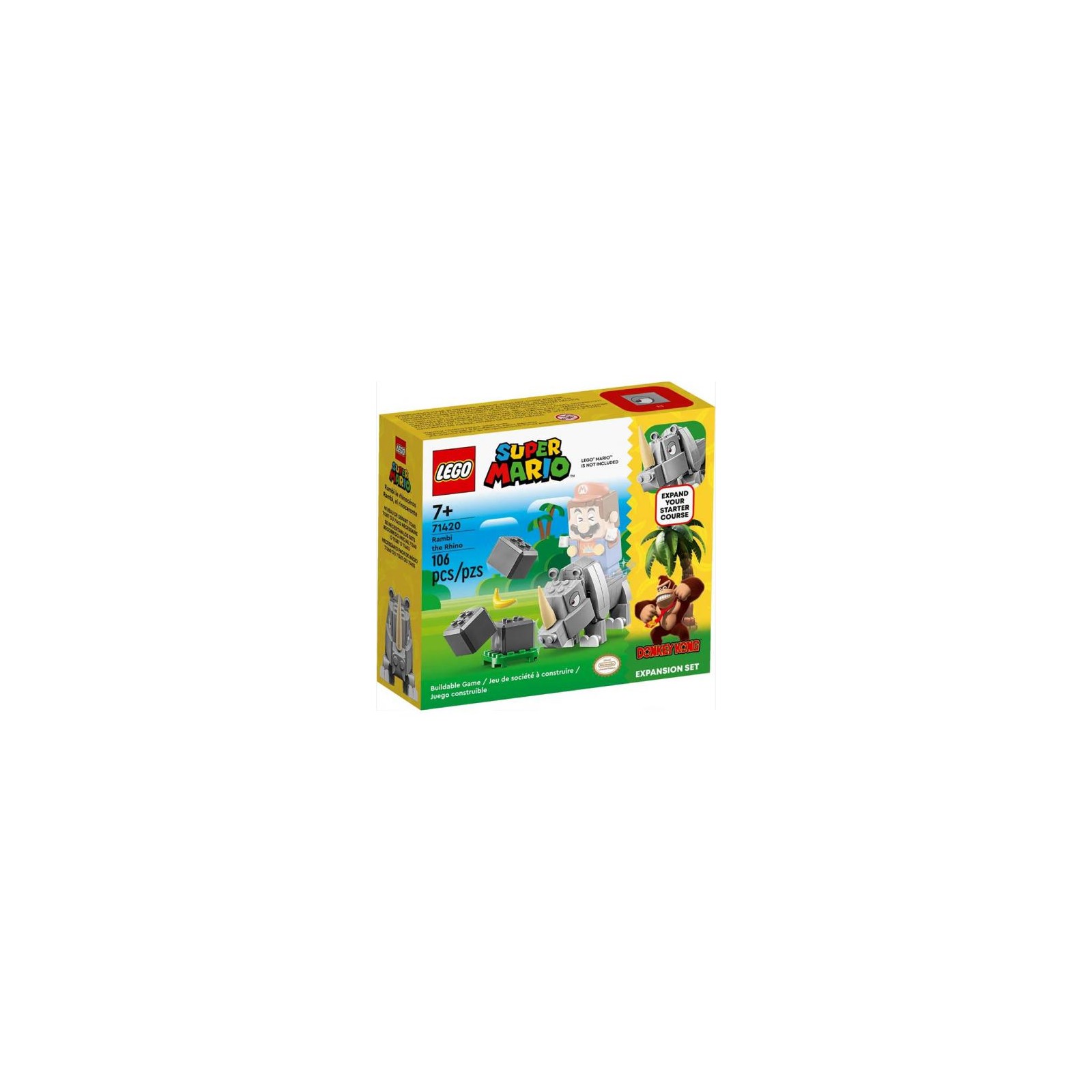 71420 Lego Super Mario Expansion Set Rambi il Rinoceronte