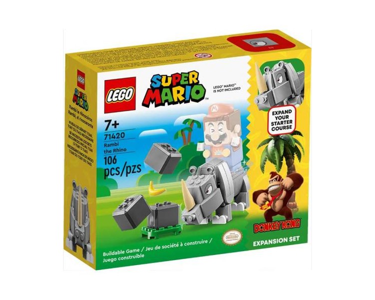 71420 Lego Super Mario Expansion Set Rambi il Rinoceronte