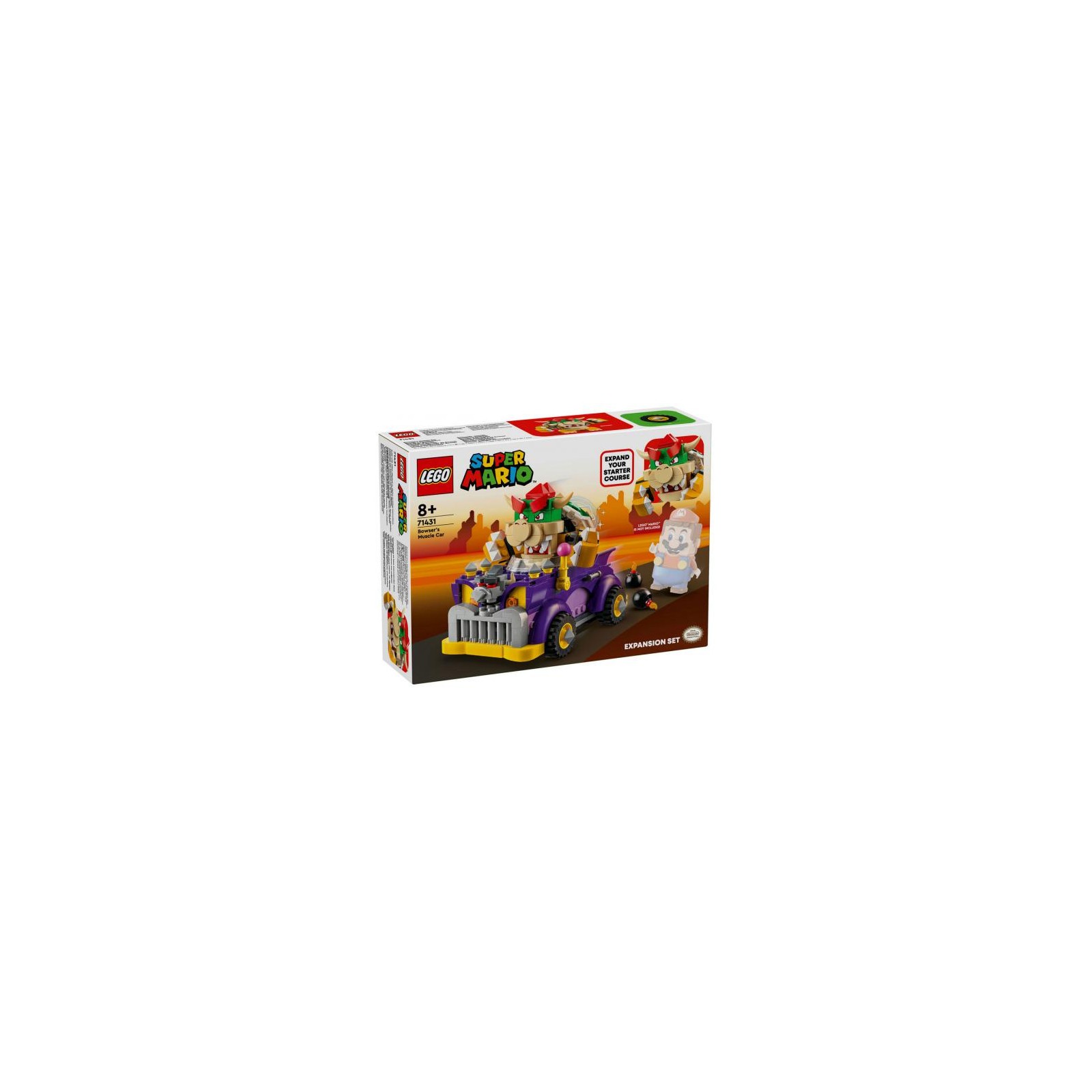 71431 Lego Super Mario Expansion Set il bolide di Bowser