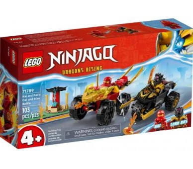 71789 Lego Ninjago Battaglia su Auto e Moto di Kai e Ras