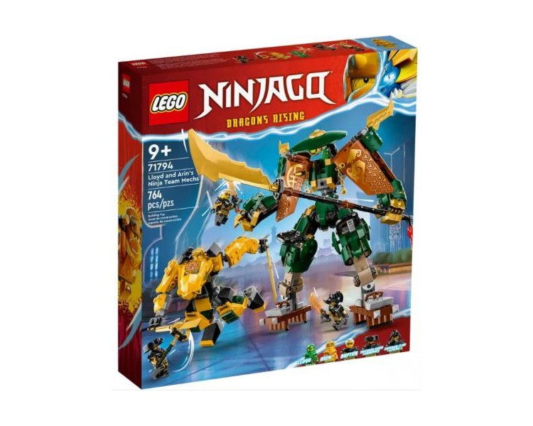 71794 Lego Ninjago Team Mech Ninja di Lloyd e Arin