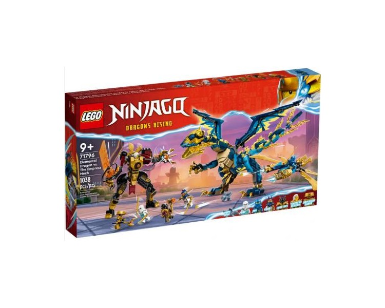 71796 Lego Ninjago Dragone Elementare vs Mech Imperatrice