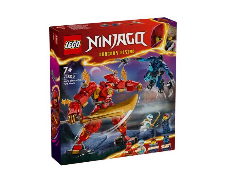 71808 Lego Ninjago Mech Elemento Fuoco di Kai