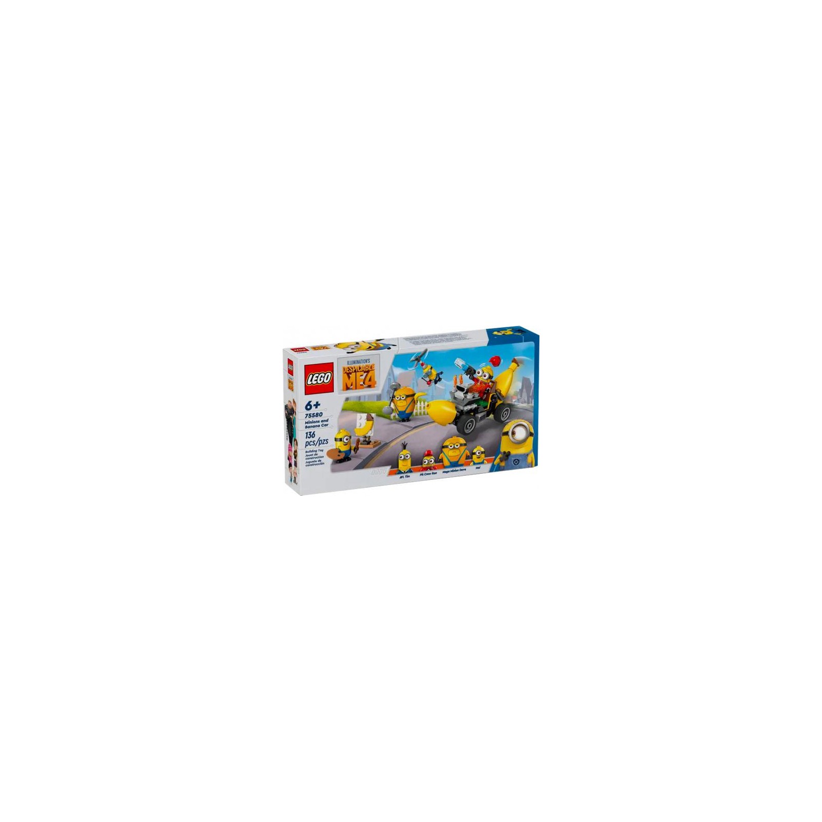 75580 Lego Cattivissimo Me 4 I Minions e l'Auto Banana