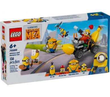 75580 Lego Cattivissimo Me 4 I Minions e l'Auto Banana