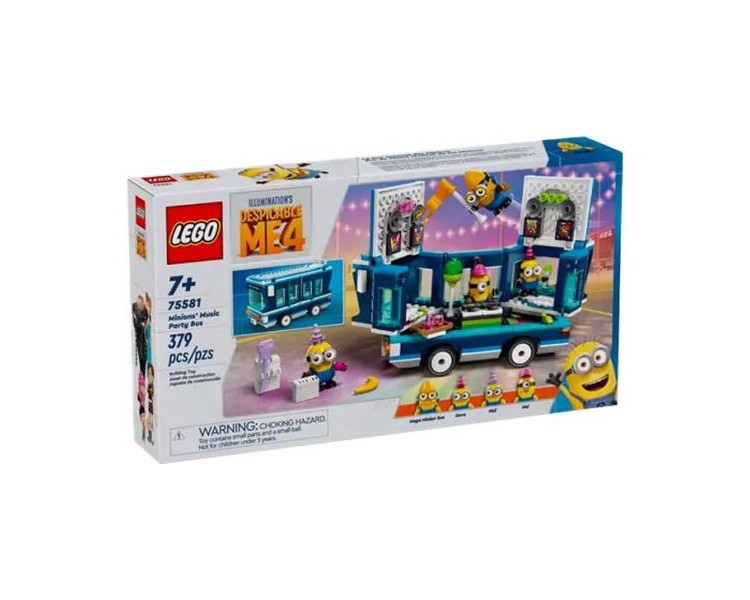 75581 Lego Cattivissimo Me 4 Party Bus musicale dei Minions