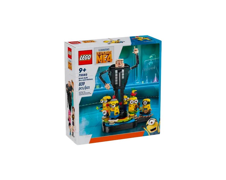 75582 Lego Cattivissimo Me 4 Gru e Minions in Mattoncini