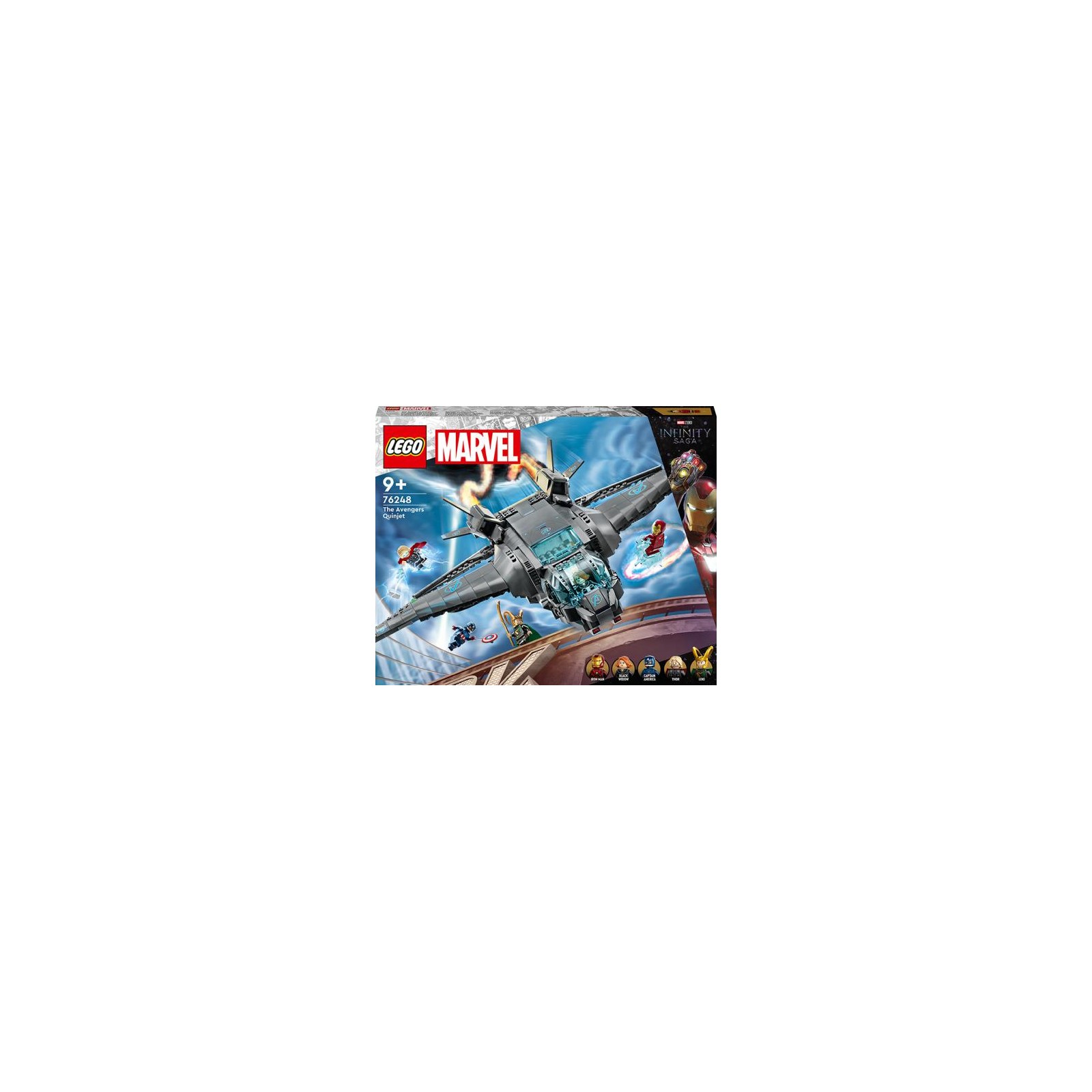 76248 Lego Marvel Infinity Saga Il Quinjet degli Avengers