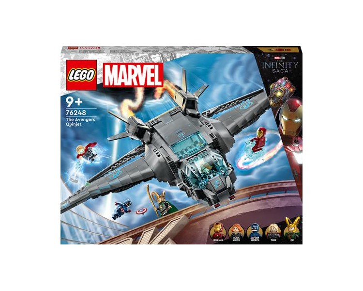 76248 Lego Marvel Infinity Saga Il Quinjet degli Avengers