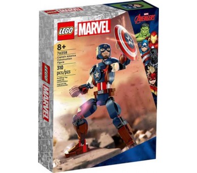 76258 Lego Marvel Personaggio di Captain America