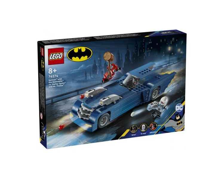 76274 Lego DC Comics Batman Batmobile vs H.Quinn e Mr.Freeze