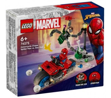 76275 Lego Marvel Inseguimento Moto: Spider-Man vs Doc Ock