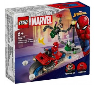 76275 Lego Marvel Inseguimento Moto: Spider-Man vs Doc Ock