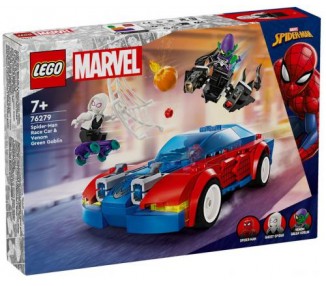 76279 Lego Marvel Auto da Corsa di Spider-Man e Venom Goblin