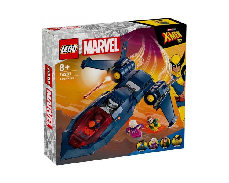 76281 Lego Marvel X-Men 97' X-Jet di X-Men