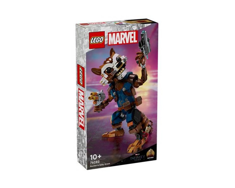 76282 Lego Marvel The Infinity Saga Rocket e Baby Groot