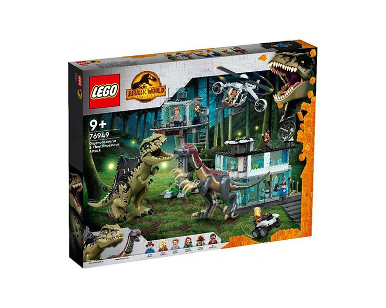 76949 Lego Jurassic World Giganotosauro e Terizinosauro