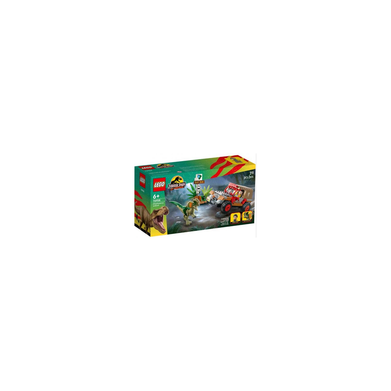 76958 Lego Jurassic World l'Agguato del Dilofosauro