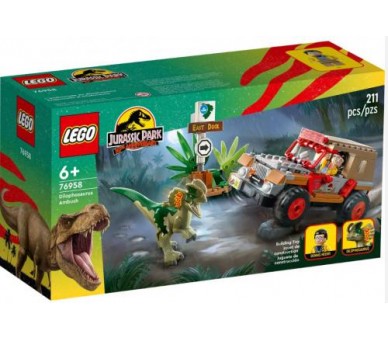 76958 Lego Jurassic World l'Agguato del Dilofosauro