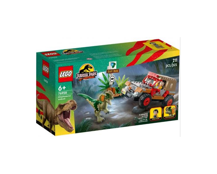 76958 Lego Jurassic World l'Agguato del Dilofosauro