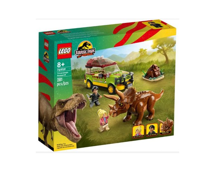 76959 Lego Jurassic World La Ricerca del Triceratopo