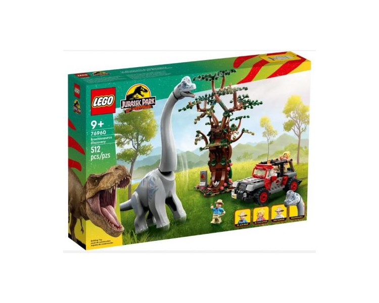 76960 Lego Jurassic World La Scoperta del Brachiosauro