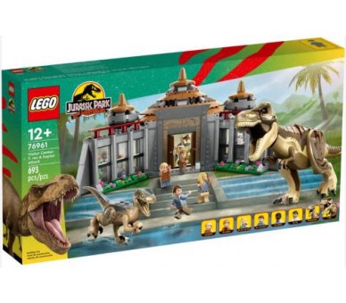 76961 Lego Jurassic World l'Attacco del T.Rex e del Raptor