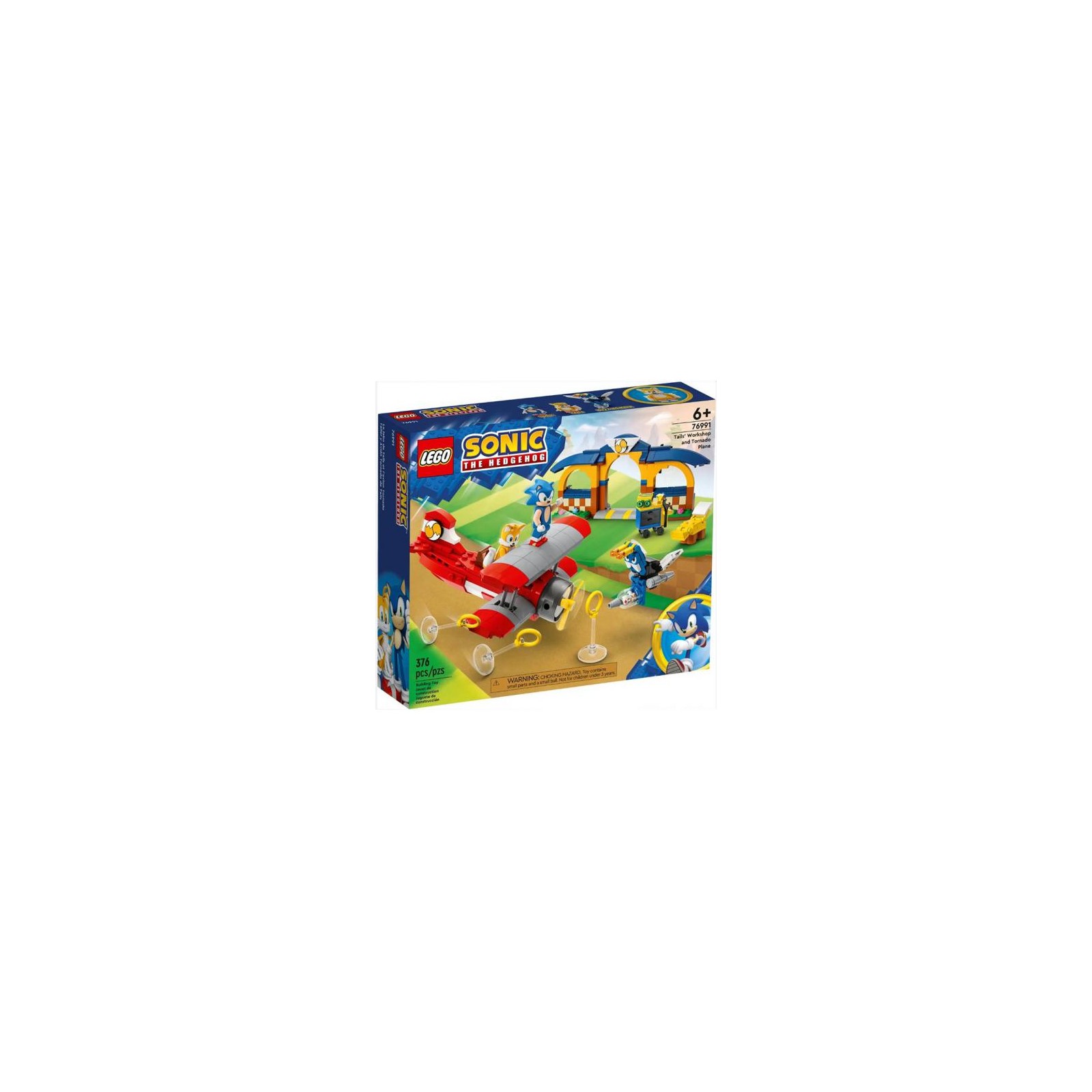 76991 Lego Sonic Laboratorio di Tails e Aereo Tornado