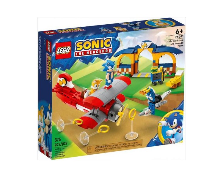 76991 Lego Sonic Laboratorio di Tails e Aereo Tornado