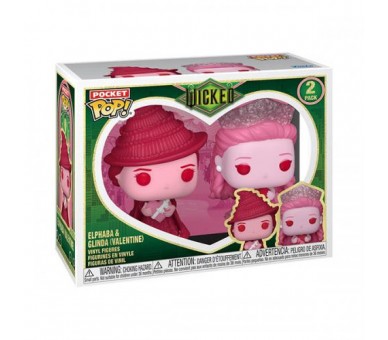 Funko POP! Pocket Wicked Valentine 25: Elphaba/ Glinda 2PK