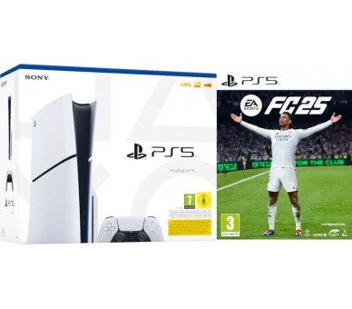 CONSOLA WHITE SLIM EDITION + DUALSENSE (1TB) + EA SPORTS FC 25