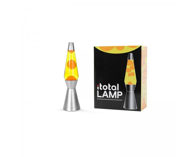 iTotal - Lava Lamp - Yellow and Orange - 36 cm (1270399)