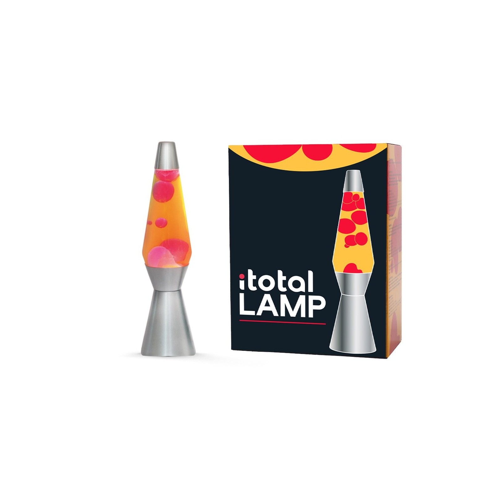 iTotal - Lava Lamp - Yellow and Red - 36 cm (1270396)