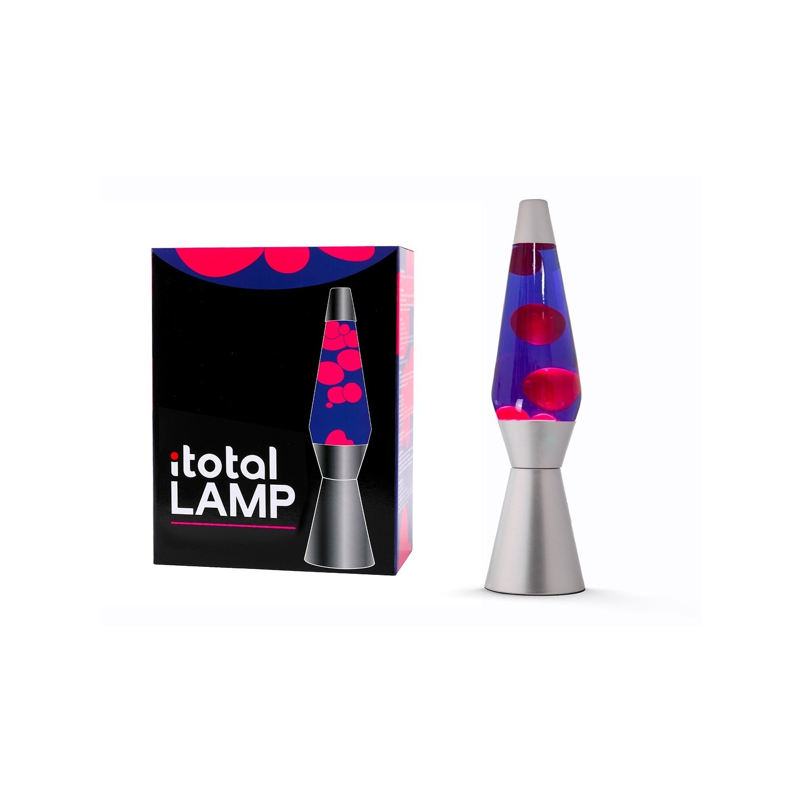 iTotal - Lava Lamp - Purple and Pink - 36 cm (1270392)