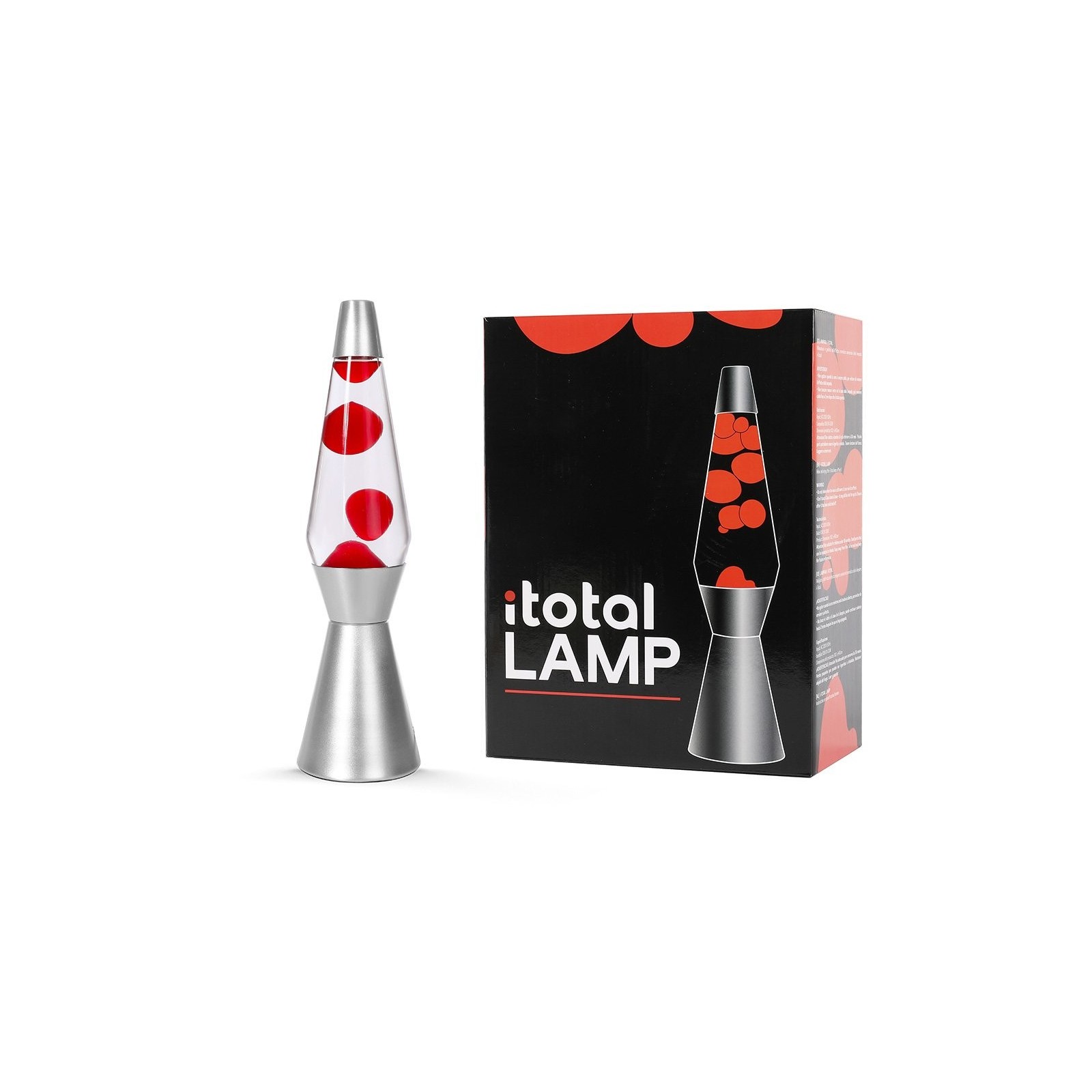 iTotal - Lava Lamp - Silver Base