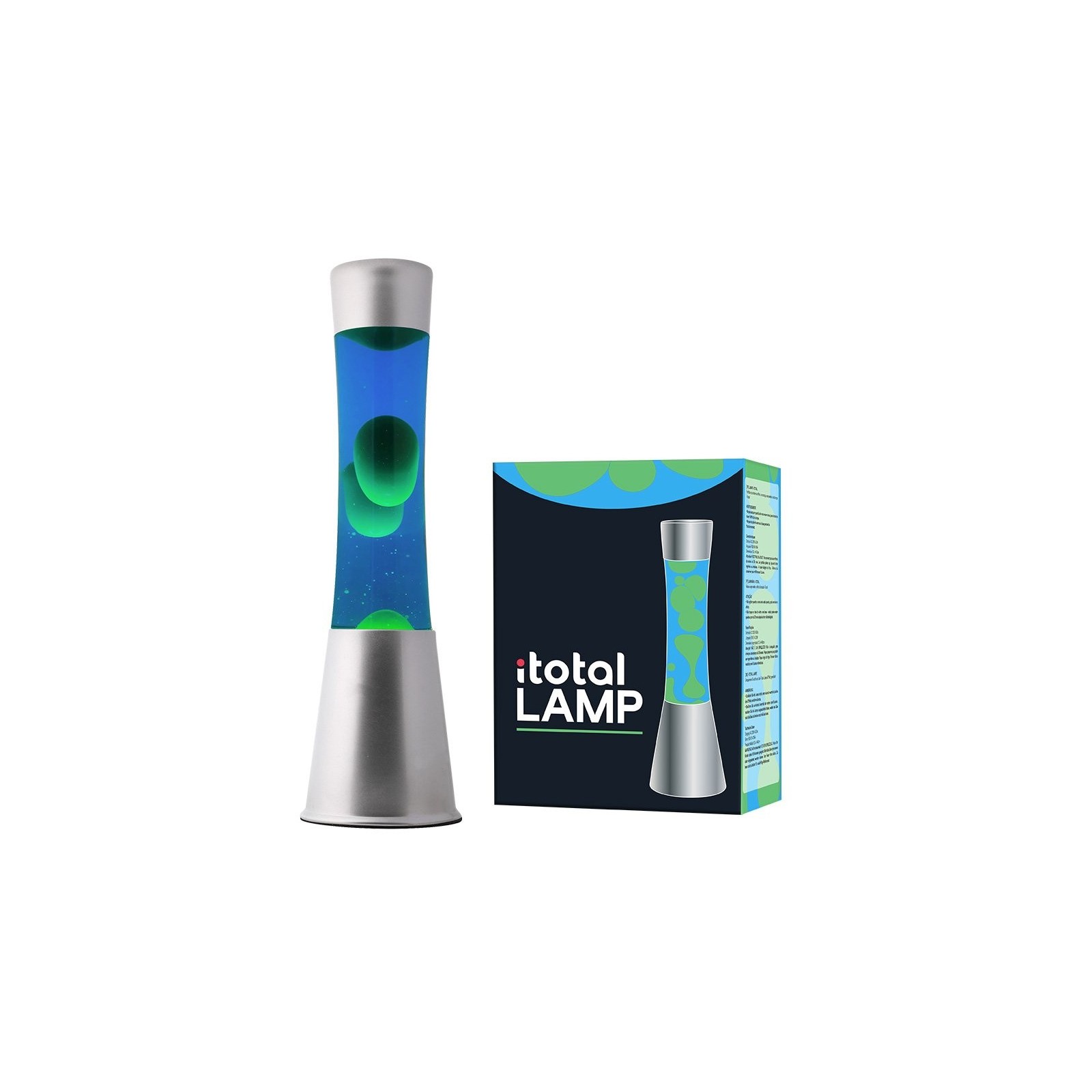 iTotal - Lava Lamp - Blue and Green - 40 cm (1270423)