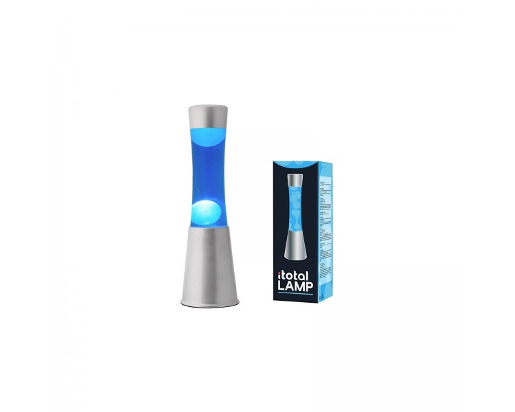 iTotal - Lava Lamp - Blue Liquid and Green Wax - 30 cm