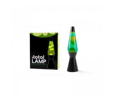 iTotal - Lava Lamp - Black/Green/Yellow - 36 cm (1270403)