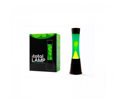 iTotal - Lava Lamp - Black/Green/Yellow - 40 cm (1270429)