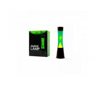 iTotal - Lava Lamp - Black/Green/Yellow - 40 cm (1270429)