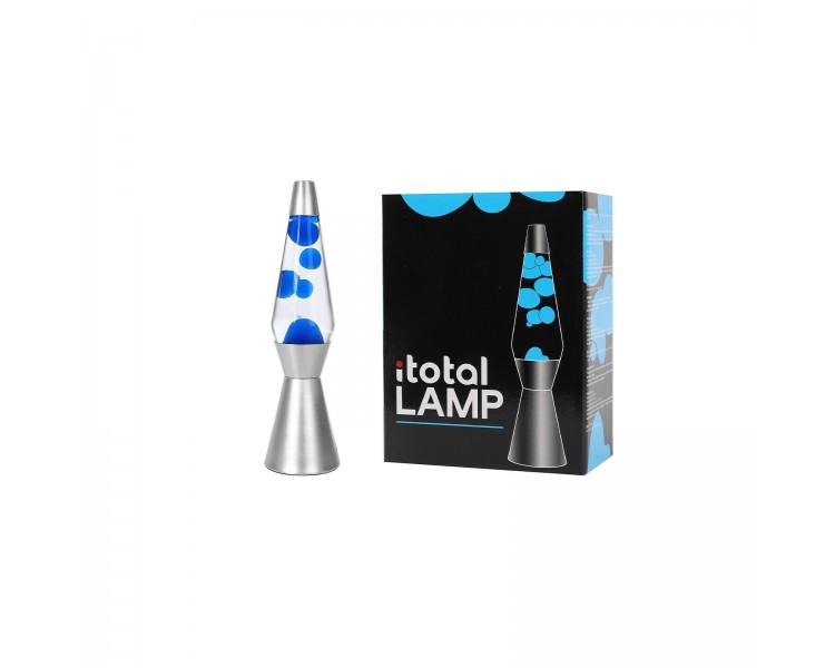 iTotal - Lava Lamp with Silver Base