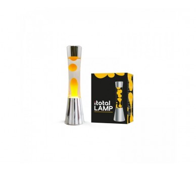 iTotal - Lava Lamp with Silver Base