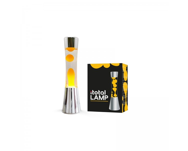 iTotal - Lava Lamp with Silver Base