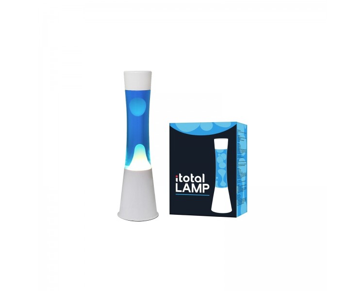 iTotal - Lava Lamp - Blue - 40 cm