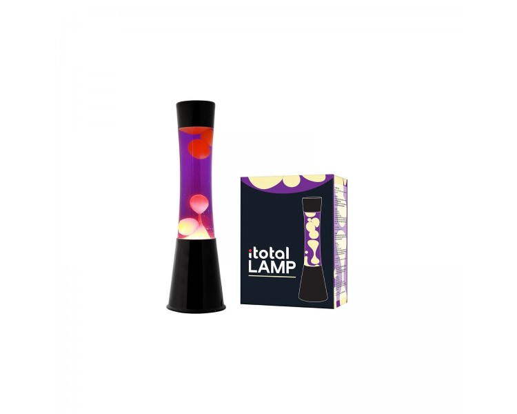 iTotal - Lava Lamp - Black/Purple/Yellow - 40 cm (1270426)