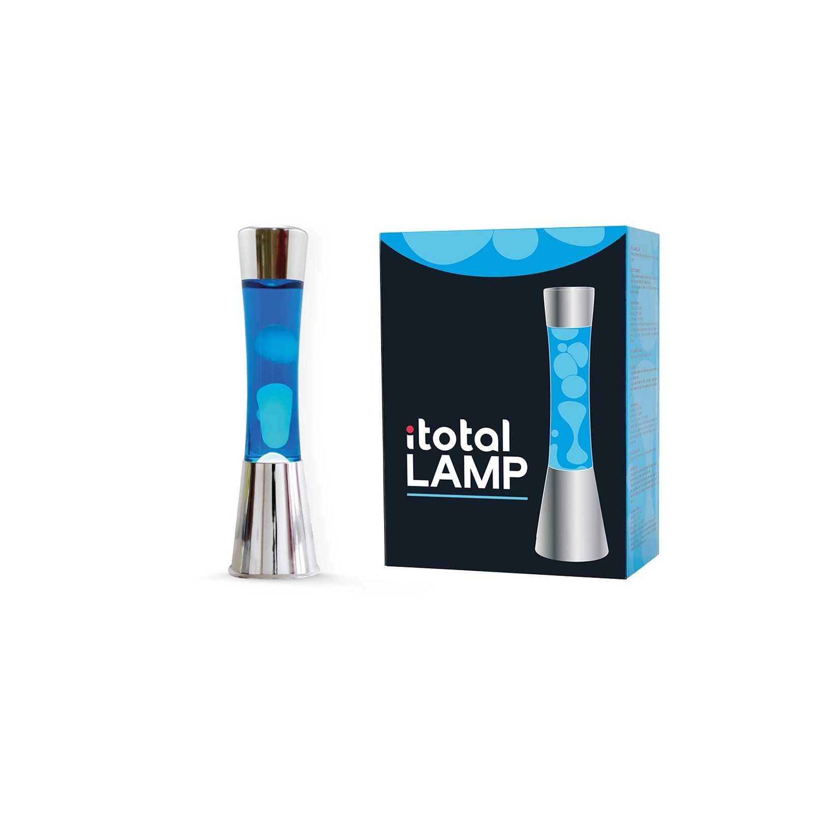 iTotal - Lava Lamp - Blue - 40 cm