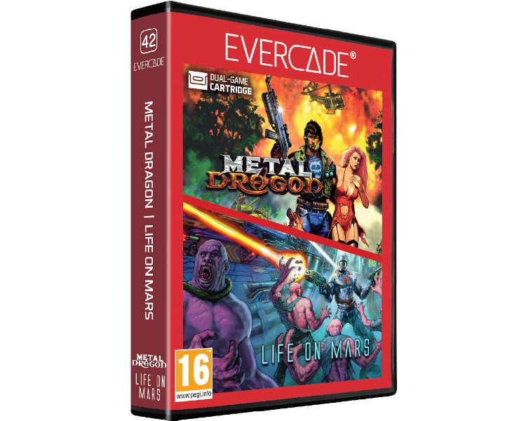 EVERCADE MULTIGAME CARTRIDGE METAL DRAGON + LIFE ON MARS COLLECTION