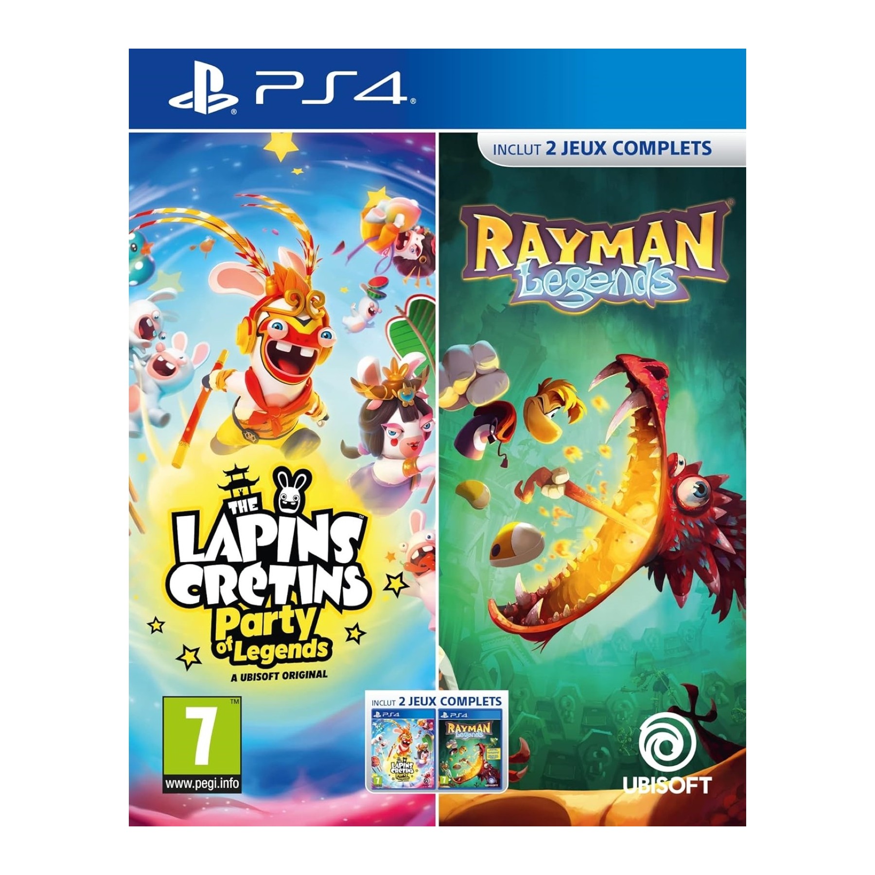 Rabbids Party Of Legends + Rayman Legends Juego para Consola Sony PlayStation 4 PS4